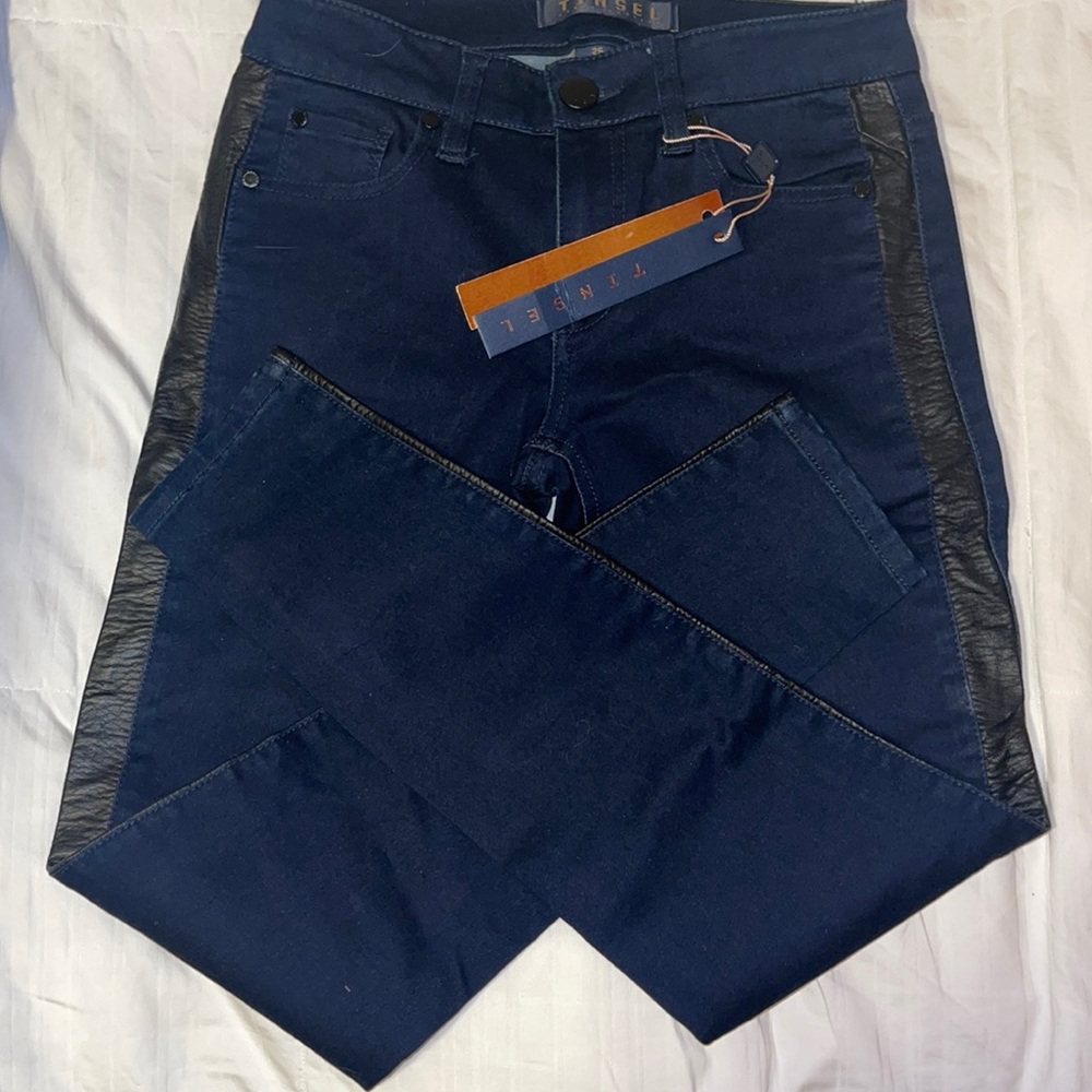 TINSEL DENIM COUTURE WOMENS JEANS NWT SZ 25